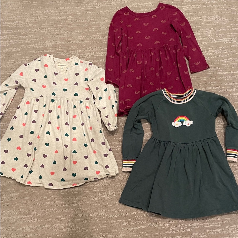 *5 for $20* long sleeve play condition dress bundle 5T